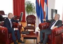 Предсједник Чубриловић разговарао са амбасадором Словачке Републике у Босни и Херцеговини Њ. Е. Мартином Качом