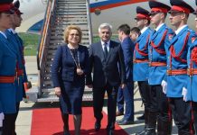 Предсједник Чубриловић на позив Валентине Матвијенко у тродневној званичној посјети Руској Федерацији