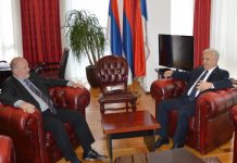 Предсједник Чубриловић разговарао са послаником у Државном сабору Републике Словеније Змагом Јелинчићем o унапређењу сарадње Српске и Словеније