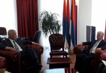 Предсједник Чубриловић са Мајком Скенланом о формирању власти и евроинтеграцијама