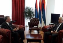 Предсједник Чубриловић примио у опроштајну посјету амбасадора Републике Грчке