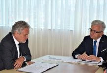 Недељко Чубриловић разговарао са шефом Делегације ЕУ у БиХ Јоханом Сатлером