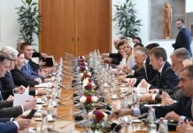 Чубриловић и Ристић састали су се данас у Палати Србија у оквиру Свесрпског сабора који се одржава у Београду