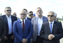 Министри Недељко Чубриловић и Горан Весић посјетили градилиште ауто-пута Рача-Бијељина